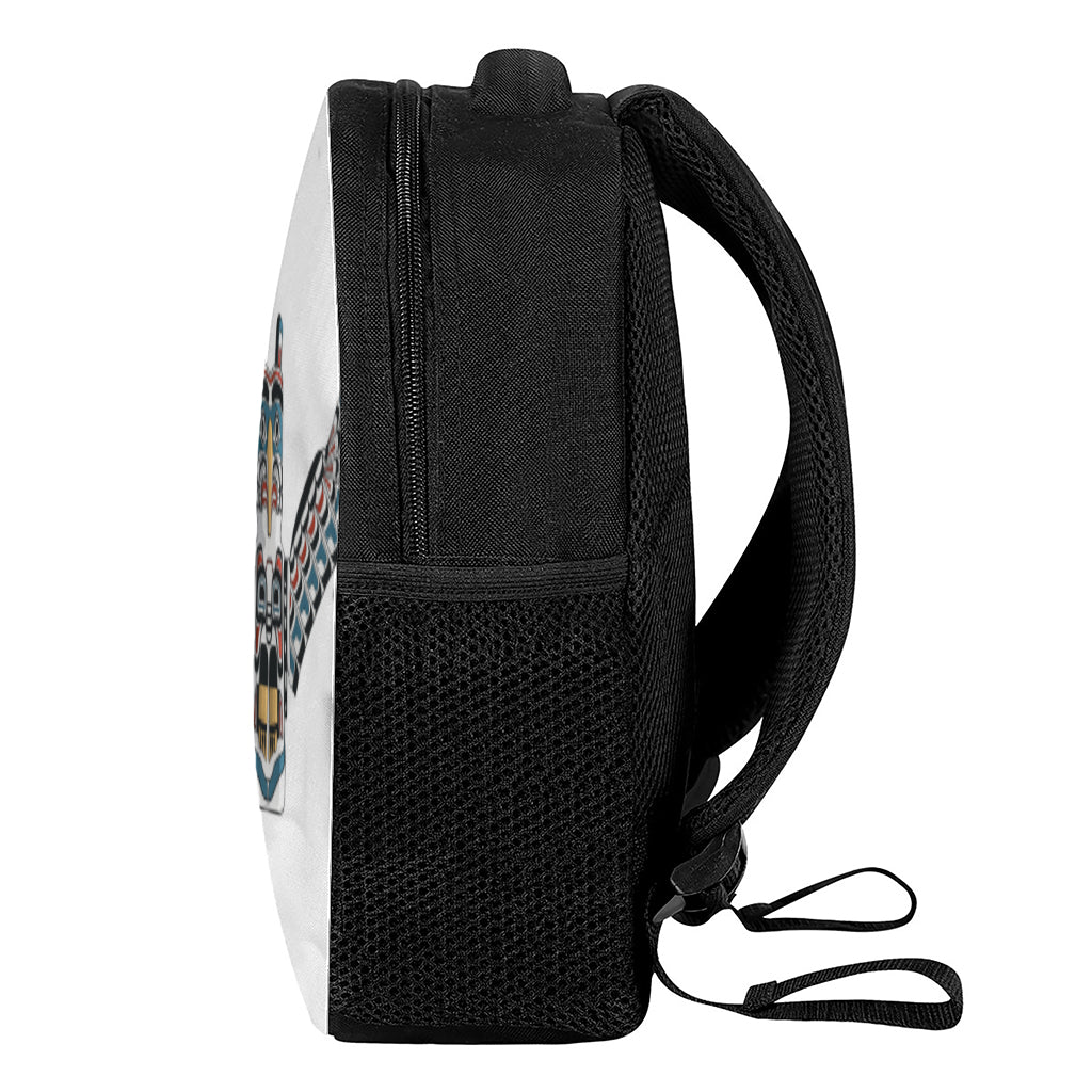 Native American Eagle Totem Print Casual Backpack