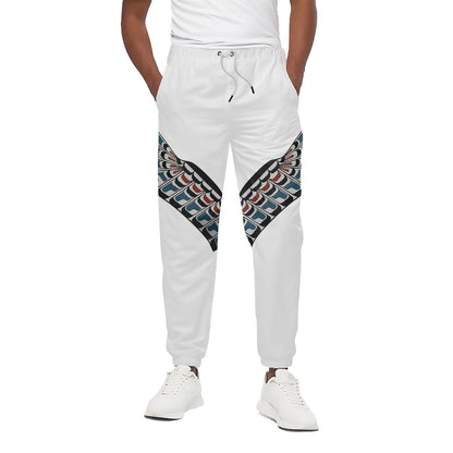 Native American Eagle Totem Print Cotton Pants