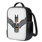 Native American Eagle Totem Print Crossbody Lunch Bag