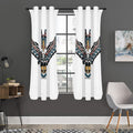 Native American Eagle Totem Print Grommet Curtain Panels