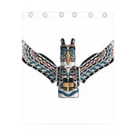 Native American Eagle Totem Print Curtain