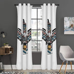 Native American Eagle Totem Print Curtain
