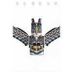 Native American Eagle Totem Print Curtain
