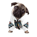 Native American Eagle Totem Print Dog Zip Up Hoodie