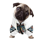 Native American Eagle Totem Print Dog Zip Up Hoodie