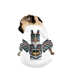 Native American Eagle Totem Print Dog Zip Up Jacket