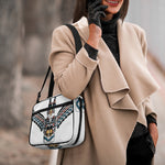 Native American Eagle Totem Print Double Strap Bible Bag