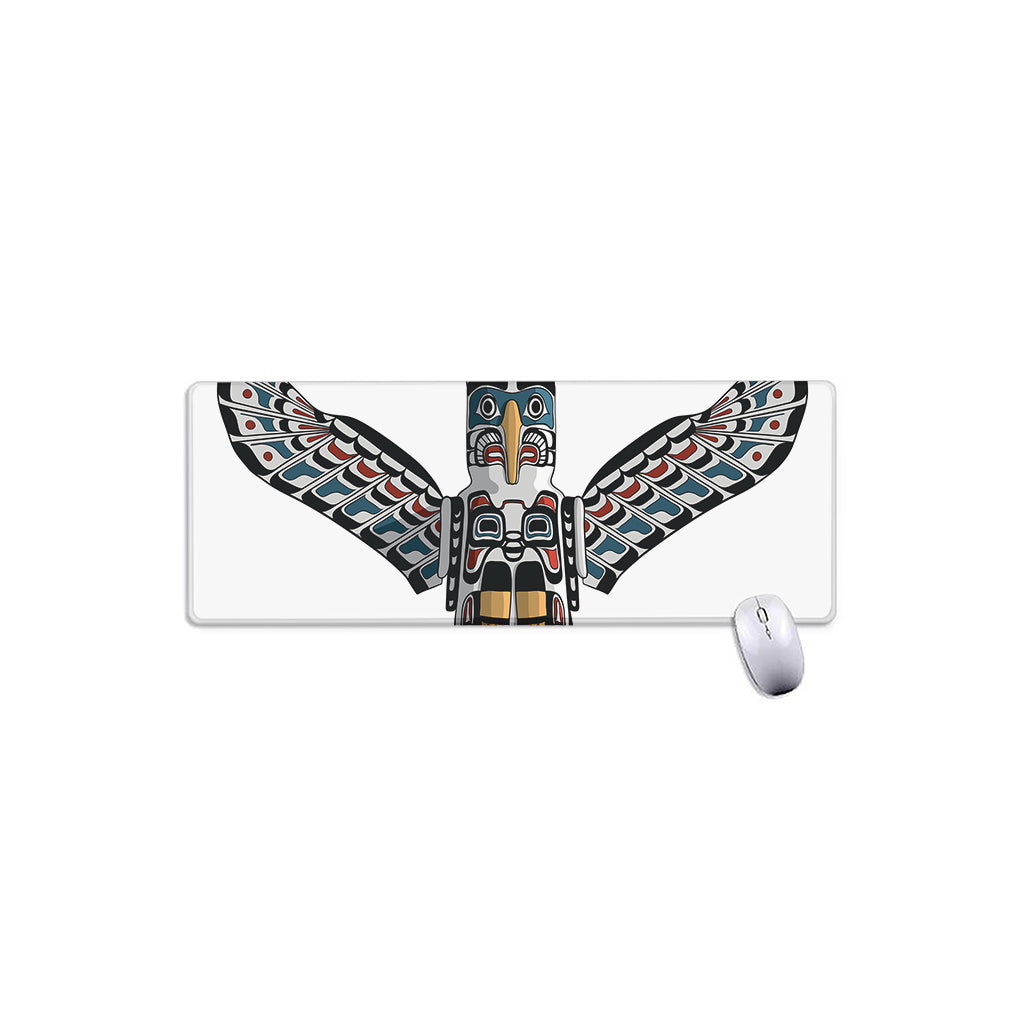 Native American Eagle Totem Print Extended Mouse Pad