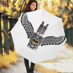 Native American Eagle Totem Print Foldable Umbrella