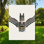 Native American Eagle Totem Print Garden Flag