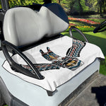 Native American Eagle Totem Print Golf Cart Seat Cover
