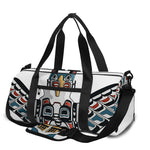 Native American Eagle Totem Print Gym Bag