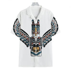 Native American Eagle Totem Print Hawaiian Shirt
