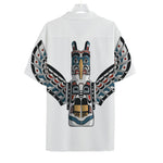 Native American Eagle Totem Print Hawaiian Shirt