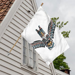 Native American Eagle Totem Print House Flag