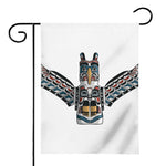 Native American Eagle Totem Print House Flag