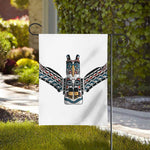 Native American Eagle Totem Print House Flag