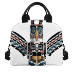 Native American Eagle Totem Print Insulated Lunch Bag