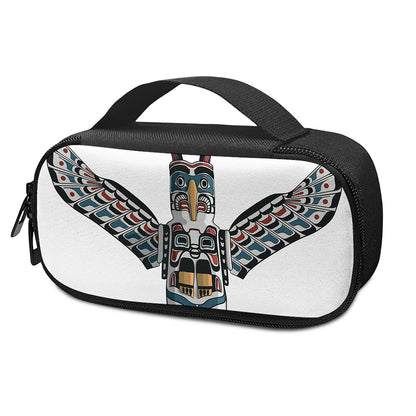 Native American Eagle Totem Print Insulin Cooler Travel Case