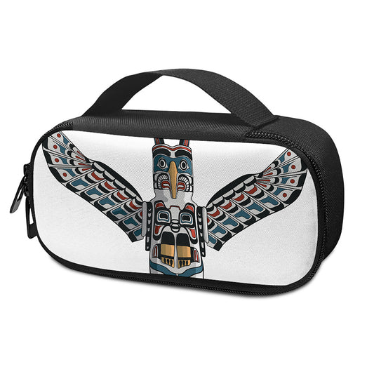 Native American Eagle Totem Print Insulin Cooler Travel Case