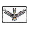 Native American Eagle Totem Print Kitchen Mat