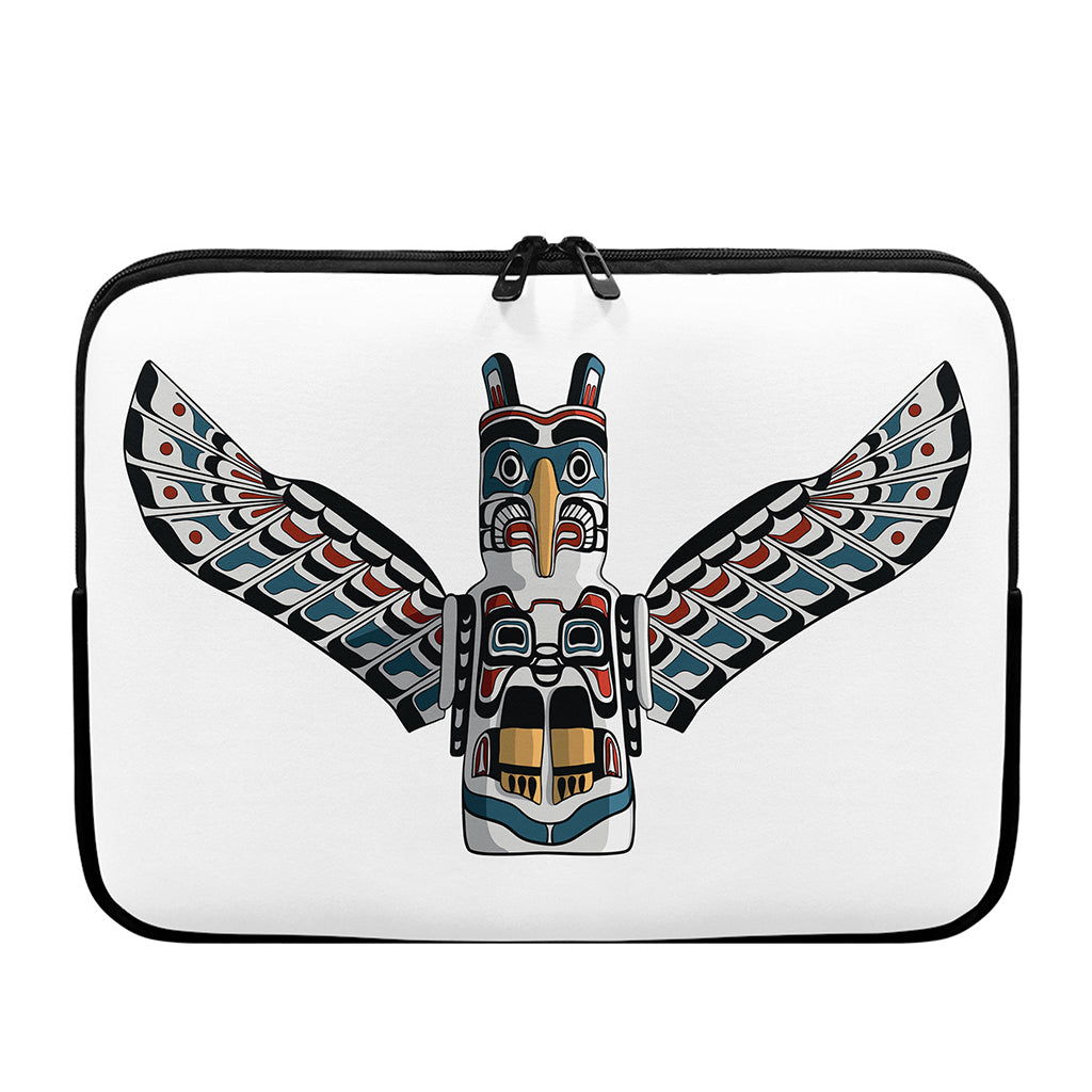 Native American Eagle Totem Print Laptop Sleeve
