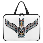 Native American Eagle Totem Print Laptop Sleeve With Handle