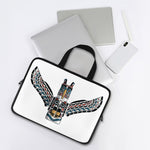 Native American Eagle Totem Print Laptop Sleeve With Handle