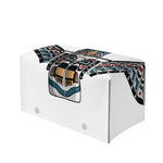 Native American Eagle Totem Print Leather Tissue Box Cover
