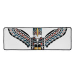 Native American Eagle Totem Print Long Kitchen Mat