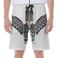Native American Eagle Totem Print Men's Beach Shorts
