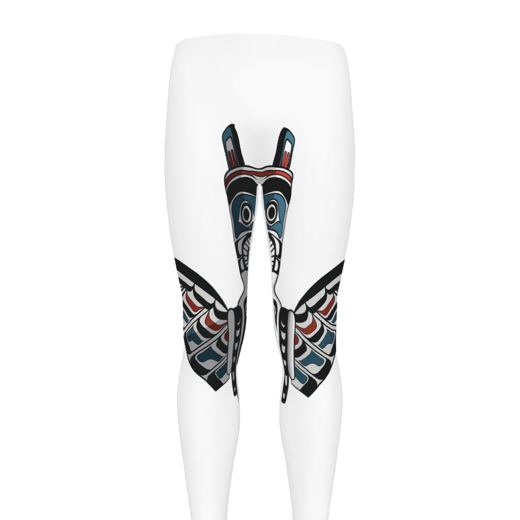 Native American Eagle Totem Print Men's leggings