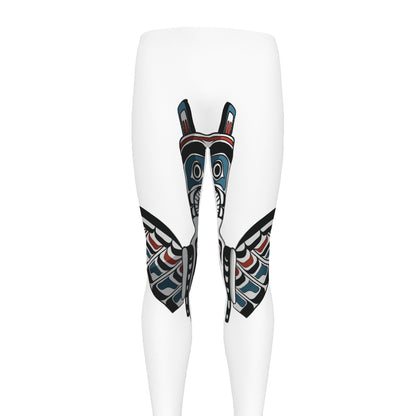 Native American Eagle Totem Print Men's leggings