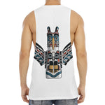 Native American Eagle Totem Print Men's Muscle Tank Top