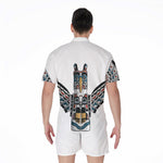 Native American Eagle Totem Print Men's Rompers