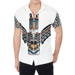 Native American Eagle Totem Print Men's Shirt