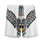 Native American Eagle Totem Print Men's Sports Shorts