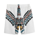 Native American Eagle Totem Print Men's Sports Shorts