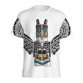 Native American Eagle Totem Print Men's Athletic T-Shirt