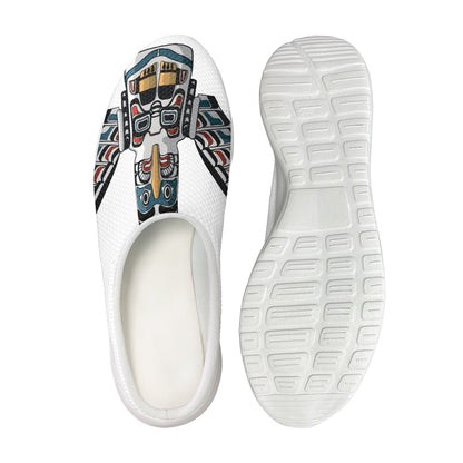 Native American Eagle Totem Print Mesh Casual Shoes
