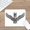 Native American Eagle Totem Print Mouse Pad