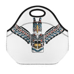 Native American Eagle Totem Print Neoprene Lunch Bag
