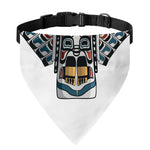 Native American Eagle Totem Print Over The Collar Dog Bandana