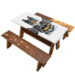 Native American Eagle Totem Print Picnic Table Cover