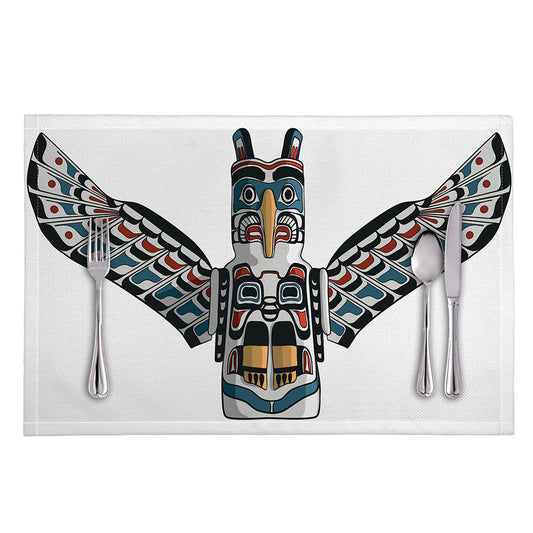 Native American Eagle Totem Print Placemat
