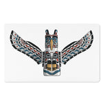 Native American Eagle Totem Print Polyester Doormat