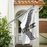 Native American Eagle Totem Print Polyester Flag