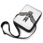 Native American Eagle Totem Print Rectangular Crossbody Bag