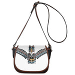 Native American Eagle Totem Print Saddle Bag