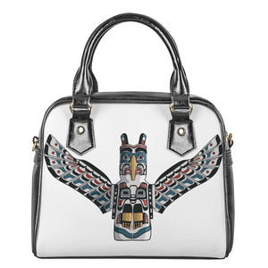 Native American Eagle Totem Print Shoulder Handbag